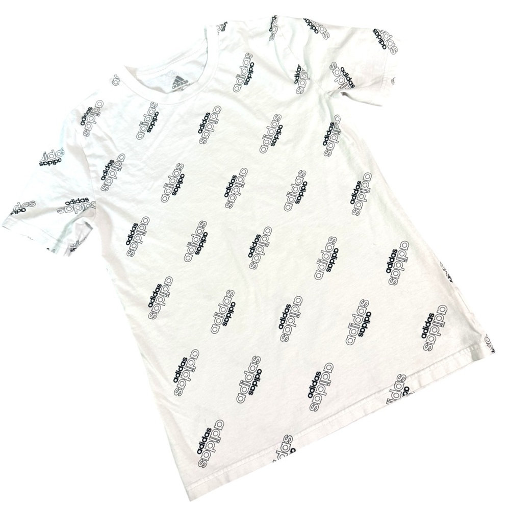 Adidas Kids White Logo T-Shirt